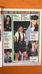 GÜNEŞ GENÇLİK DERGİSİ - 29 EYLÜL 1989  DEBBIE GIBSON - SABRINA - EURYTHMICS - BON JOVI - KYLIE - JOVANOTTI - RICK ASTLEY - TINA TURNER - PAUL MC CARTNEY - JON BON JOVI - NAT KING COLE - DUSTIN HOFFMAN - PAULA ABDUL - TONE LOC - BOBBY BROWN - TOM CRUISE - TOM HANKS - JOHNNY DEPP - MOLLY RINGWALD - CHER - MERYL STREEP - GLENN CLOSE - MADONNA - WHITNEY HOUSTON - GEORGE MICHAEL - BONO VOX - METALLICA - GUNS'N'ROSES - POISON - BANGLES - QUEEN - ROXETTE - JASON DONOVAN - HOLLY JOHNSON - MICHAEL JACKSON - NENEH CHERRY - CLIFF RICHARD - KON KAN - FY CANNIBALS - PRINCE - PHILIPPE LA FONTAINE - JEAN PIERRE FRANCOIS - GLADYS KNIGHT - LIL LOUIS - MYSTERIOUS ART - SOUL II SOUL - KAOMA - F.FELDMAN - J.JAMISON - BLACK BOX - TEARS FOR FEARS - BEATMASTERS - SURFACE - WARRANT - RICHARD MARX - GLORIA ESTEFAN - MILLI VANILLI - NEW KIDS ON THE BLOCK - SEZEN AKSU - S EXPRESS  YILIN SANATÇISI - MEKTUP ARKADAŞLARI - DÖVMELİ BON JOVİ - THE BEST - FOREIGN AFFAIR - FLOWERS IN THE DIRT - THIS ONE - DAH - 30 SAYFA