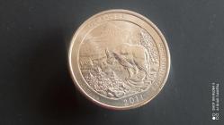 USA; ¼ DOLAR 2011 - P - GLACIER; MONTANA