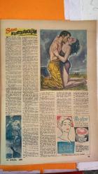 PAZAR AKTÜALİTE, SİNEMA, TİYATRO, MİZAH DERGİSİ - 21 EYLÜL 1958 / SAYI : 104 INGRID BERGMAN - LARS SCHMIDT - ROBERTO ROSSELLINI - PATRICIA OWENS - ROSSANO BRAZZI - CHRISTINE CARRERE - MONIQUE HASSEN - FARUK - NERIMAN - HILDEGARD KNELL - DURAND DEACON - JOHN GEORGE HAIGH - WEBB - SHELLEY - BARET - SWANSON - DR. HENDERSON - JACK MULANEY - MICHELE MORGAN - PIER ANGELI - ERNESTO - GIANCARLO - LEONNE - LUCIENNE - ETIENNE - LIZ - SİNEMA - HELİKOPTERLİ POLİSLER - FARUK YİNE SAHNEDE - BİR DEDEKTİFİN HAYATI - THE VINTAGE BAG BOZUMU -  KİBAR HIRSIZ KARİKATÜRÜ ÇİZEN: ALTAN ERBULAK - GENÇ KIZ KALBİ KARİKATÜRÜ - 16 SAYFA