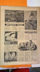 PAZAR AKTÜALİTE, SİNEMA, TİYATRO, MİZAH DERGİSİ - 21 EYLÜL 1958 / SAYI : 104 INGRID BERGMAN - LARS SCHMIDT - ROBERTO ROSSELLINI - PATRICIA OWENS - ROSSANO BRAZZI - CHRISTINE CARRERE - MONIQUE HASSEN - FARUK - NERIMAN - HILDEGARD KNELL - DURAND DEACON - JOHN GEORGE HAIGH - WEBB - SHELLEY - BARET - SWANSON - DR. HENDERSON - JACK MULANEY - MICHELE MORGAN - PIER ANGELI - ERNESTO - GIANCARLO - LEONNE - LUCIENNE - ETIENNE - LIZ - SİNEMA - HELİKOPTERLİ POLİSLER - FARUK YİNE SAHNEDE - BİR DEDEKTİFİN HAYATI - THE VINTAGE BAG BOZUMU -  KİBAR HIRSIZ KARİKATÜRÜ ÇİZEN: ALTAN ERBULAK - GENÇ KIZ KALBİ KARİKATÜRÜ - 16 SAYFA