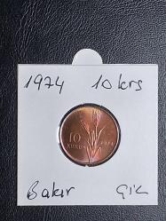 1974 YILI MADENİ 10 KURUŞ ÇİL (BAKIR) TCM 0356