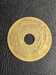 1950  YILI MADENİ 2.5 KURUŞ  ÇÇT TCM 0729
