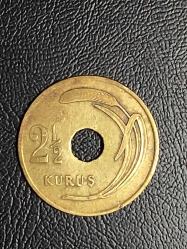 1948  YILI MADENİ 2.5 KURUŞ  ÇA TCM 0942