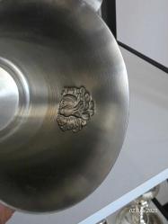 VİNTAGE Gero Zilmeta tavşanlı paslanmaz çelik çocuk kupası 60'lar  8 CM BOYUNDA