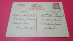 1941 FRANSA KARTPOSTAL