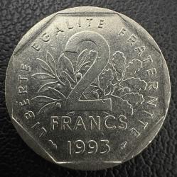 Fransa 2 Frank, 1993. Ulusal Direniş Hareketi'nin Kuruluşunun 50. Yıldönümü. Hatıra