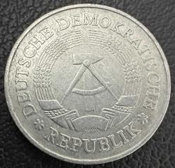 Demokratik Almanya 1 Mark 1977. GDR Doğu Almanya