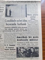 Cumhuriyet Gazetesi - 19 Mart 1949 -  adriyatik kıyıları karışıyor Cumhuriyet Başmakale - Atlantik Paktının metni dün yayınlandı - Bevin nutkunda bizim vaziyetimizden bahsetti - Atlantik Paktına giren devletleri gösterir harita - İstanbul'da bir casus şebekesi yakalandı - sovyetlerin Atlantik Paktına karşı tedbirleri - heybeli Deniz Harp okulu'ndaki törende harita önünde izahat fotoğraf - Amerikalı moda kraliçesi Tena Leser ile mülakat - Doktor Milton dün Amerikan haberler bürosunda kör bir Türk gencine kabartma bir kitap okutuyor fotoğraf - Stalin'in Planları yazan İngiltere'ye sığınan Sovyet yarbayı Gregoriy Tokayev - Balat'taki Ekmek fabrikası - Yunus Emre'nin meçhul kalmış divanı bulundu - mason derneği ve meclis - Şarlo Diktatör yakında Lale ve ar sinemasında - İdil biret Paris'e gitti fotoğraf - Safiye Ayla Necati Tokyay her akşam Taksim kristal salonunda - Zehra Bilir Hakkı Derman Şerif İçli Mefharet Yıldırım Lale saz salonunda - bugünkü radyo programı - arı unları -Volvo kamyon
