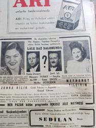 Cumhuriyet Gazetesi - 19 Mart 1949 -  adriyatik kıyıları karışıyor Cumhuriyet Başmakale - Atlantik Paktının metni dün yayınlandı - Bevin nutkunda bizim vaziyetimizden bahsetti - Atlantik Paktına giren devletleri gösterir harita - İstanbul'da bir casus şebekesi yakalandı - sovyetlerin Atlantik Paktına karşı tedbirleri - heybeli Deniz Harp okulu'ndaki törende harita önünde izahat fotoğraf - Amerikalı moda kraliçesi Tena Leser ile mülakat - Doktor Milton dün Amerikan haberler bürosunda kör bir Türk gencine kabartma bir kitap okutuyor fotoğraf - Stalin'in Planları yazan İngiltere'ye sığınan Sovyet yarbayı Gregoriy Tokayev - Balat'taki Ekmek fabrikası - Yunus Emre'nin meçhul kalmış divanı bulundu - mason derneği ve meclis - Şarlo Diktatör yakında Lale ve ar sinemasında - İdil biret Paris'e gitti fotoğraf - Safiye Ayla Necati Tokyay her akşam Taksim kristal salonunda - Zehra Bilir Hakkı Derman Şerif İçli Mefharet Yıldırım Lale saz salonunda - bugünkü radyo programı - arı unları -Volvo kamyon