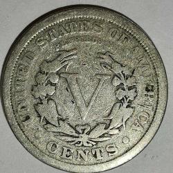AMERİKA  1912  5  CENT  ÖZGÜRLÜK NİKELİ
