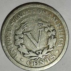 AMERİKA  1912  5  CENT  ÖZGÜRLÜK NİKELİ