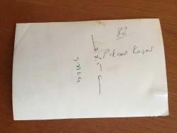 TİYATRO ve SESLENDİRME SANATÇISI PEKCAN KOŞAR'IN ORİJİNAL 2'Lİ FOTOĞRAF SETİ - 18 x 12 cm EBADINDA - PEKCAN KOŞA DIŞARIDA GEZERKEN ve BİR SEYYAR SATICIDAN ALIŞVERİŞ YAPARKEN ÇEKİLMİŞ 2 FARKLI KARE