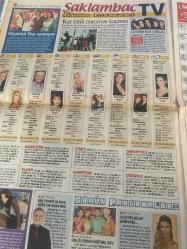 SAKLAMBAÇ GAZETESİ DOĞUM GÜNÜ HEDİYESİ - 28 EKİM 2006  - Demet Akalın-berrak tüzün ataç-Aysun kayacı-Oğuz kayhan-Güler Erkan—Soner Arıca-talip Öztürk-pınar tezcan-Hülya Koçyiğit-Kenan doğulu konseri-yeni aktüel dergisi-Mahmut Ali özgün-farklı tatil arayanlara-Sinem kobal-Gülben Ergen-Kerem cem- Kahin yorumu nasıl-enka Okulları-Oğuz Polat-Ceyda aşar-iki ters bir düzler mevsimin trendi-Bora Aksu-Özkan binol-eğlence takvimi-Merve nımbıyıkoğlu-Kemal Sunal-Charlie Chaplin-Sertab Erener-bulmaca-Pınar Altuğ-Seray Sever-Ediz Hun-benal Ardan-Tuğçe Doras-Kenan işıklı-iddaa eki-kara bulmaca-sayısal kare bulmaca-sudoku bulmaca-mozaik bulmaca-ahu er kıvanç-takvim Çocuk kulübü-agrilari hafife almayın-Arzu balkan Karadağlı-ferhan yürekli- eskilerin modası-Güler Erkan-Binnur Sorma geç-Aylin Sayer-liseli dünyaya açılıyor-altın suyu kremi-sayfa sayısı yirmidir