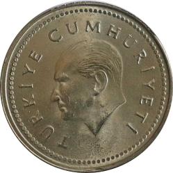 Türkiye Cumhuriyeti 1994 Yılı 5000  Lira Kenar yazısı Turaya Göre Ters  (9358)