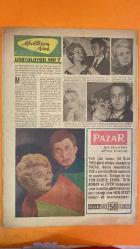 PAZAR AKTÜALİTE, SİNEMA, TİYATRO, MİZAH DERGİSİ - 17 OCAK 1965 - SAYI: 434 - MUHTEREM NUR - YALÇIN KAYA - ÇİFT SIFIR OTELİ - AT YARIŞLARI (HİKÂYE) - ALİ BAŞAREL - ÇOCUKLAR VE HAYVANLAR - AFİF YESARİ - PERİ-HAN - SEVDA FERDAĞ - TÜRK SİNEMASINDA VAMP ROLLER - GRETA GARBO - BETTY GRABLE - MYRNA LOY - SUSAN HAYWARD - YILMAR DURU - İGN KAAN - WEB OFSET BASKI TEKNİĞİ - ZIPZIP MECMUASI - FOTO ROMAN - EXTRA - YENİ GAZETE - PAZAR MECMUASI YENİLİK - BONCUK - WALT DISNEY - BAYTEKİN - MAC RABOY - KEN KELLO - HIPODROM - JAMAİKA - VOLKAN - TURAN AKSOY -  GÖKÇEN HÜSEYİN EFE - ÇAKICI MEHMET EFE - KÖSE MEHMET - ÇAKİCİ MUSTAFA - MUHTAR - MUHTARIN OĞLU - BİRGİ - ÖDEMİŞ - KAYMAKAM - JANDARMA KOMUTANI - ÇAVUŞ - EFELERDEN EFELERE - CİNSİYET BAKIMINDAN HİZMETÇİ KIZLAR - LAWTON GERREN - A.H. PEKTAŞ - NEW YORK TEVKİF EVİ - MARGARET (HİZMETÇİ) - MODERN AİLE - ÇOCUKLAR VE HAYVANLAR - HAYVAN SEVGİSİ - BATI ÜLKELERİ - EĞİTİM MÜE -- KİBAR HIRSIZ KARİKATÜRÜ ÇİZEN : ALTAN ERBULAK- GENÇ KIZ KALBİ KARİKATÜRÜ - 16 SAYFA