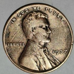 LOT.14 » AMERİKA 1937  1 CENT BUĞDAY CENT