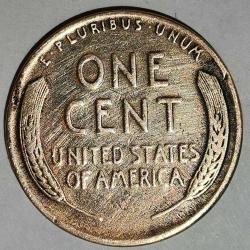 AMERİKA 1937  1 CENT BUĞDAY CENT