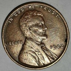 AMERİKA 1942    1 CENT BUĞDAY CENT