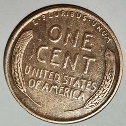 AMERİKA 1944 D    1 CENT BUĞDAY CENT