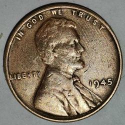 LOT.15 » AMERİKA 1945    1 CENT BUĞDAY CENT