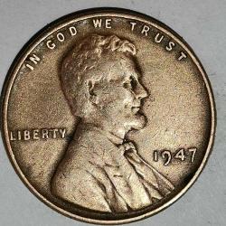 LOT.8 » AMERİKA 1947     1 CENT BUĞDAY CENT