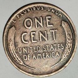AMERİKA 1951 D      1 CENT BUĞDAY CENT
