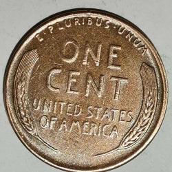 AMERİKA 1957 D        1 CENT BUĞDAY CENT