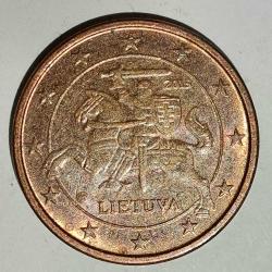 LİTVANYA 2015  1 EUROCENT
