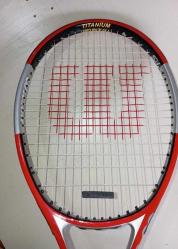 Wilson titanium six one comp tenis raketi