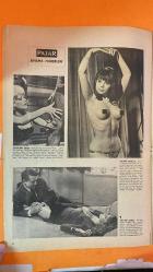 PAZAR AKTÜALİTE, SİNEMA, TİYATRO, MİZAH DERGİSİ - 13 MART 1965 SAYI : 442 SYLVA KOSCINA - HORST BUCHHOLZ - FEDERICO FELLINI - ORHAN GÜNŞIRAY - MAHIR GÜNŞIRAY - MÜRVET SEYFIOĞLU - SELMA GÜNERİ - TÜLİN ELGIN - ZUHAL TAN - MARISE - FERDINAND - ELIA KAZAN - ROSEMARY ANTELLO - ROGER VADIM - CATHERINE DENEUVE - ELKE SOMMER - ELKE MOLLER - FRANÇOISE DORLEAC - BELGIN DORUK - AYHAN IŞIK - TURAN SEYFIOĞLU - SIRRI GÜLTEKIN - KENAN PARS - BEHZAT BAL - OSMAN F. SEDEN TEHLİKENİN ORTASINA ATILAN YILDIZ - ÇAPKINIM HOVARDAYIM - AŞK YARIŞI - VADIM IN SON AFİŞİ - ISMARLAMA ÇOCUK - SOYUNMA KRALİÇESİ - AŞK DOLU SAHNE - BU YILDIZLARI BEN MEŞHUR ETTİM - BU KIZ AFİŞLERDEKİ KIZLARI ÇİĞ ÇİĞ YİYECEK - ÖLDÜREN ŞEHİR - HASBİ TEMBELER KARİKATÜRÜ - GENÇ KIZ KALBİ KARİKATÜRÜ - DOKTOR KİLDER KARİKATÜRÜ - BONCUK KARİKATÜRÜ - 16 SAYFA