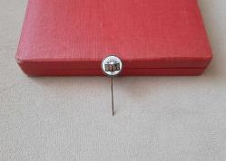 ESKİ - 1977.EĞİTİM KONULU ROZETİ - MADALYA ( SICAK MİNELİ MODEL ) C1672