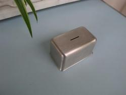 GARANTİ BANKASI ( MAT ÇELİK - FARKLI KİLİT ) METAL KUMBARA - ÇOK TEMİZ