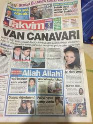 TAKVİM GAZETESİ - 15 ARALIK 2005 (Van Canavarı)