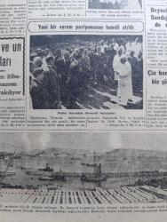 Cumhuriyet Gazetesi - 3 Ekim 1946 - yeni bütçe yazan Nadir Nadi Başmakale - boğazları müdafaası - Amerika'nın Rusya'ya verdiği notada ileri sürdüğü esaslar - Nürnberg mahkemesi kararının akisleri - bütün dünya basını harb suçluları için verilen kararları türlü türlü tefsir ediyor - Göring ölüm hücresinde bir gazeteciye beyanat verdi fotoğraf - Haydarpaşa numune Hastanesi'nin bahçesinde yeni bir verem pavyonunun temeli atıldı fotoğraf - Moskova radyosunun uydurma haberi - Türkiye'de İngiliz üsleri olduğu hakkında Rus iddiaları - Mısır'da kabine buhranı sona erdi - Beynelmilel nakit sandığına Türkiye'de dahil oldu - buğday ve un satışları - yarı şaka yarı ciddi yazan Burhan Felek - İktisat fakültesinin on yıllık faaliyeti yazan profesör Ziyaeddin Fahri Fındıkoğlu - Raşit Rıza Tiyatrosu bu akşam Yeşilköy Park gazinosu'nda - İsmail dümbüllü ve Suzan yakar Büyükada iskele gazinosu'nda - Anadolu turnesine çıkan Sabriye tokses 4 Ekim Adapazarı Saray sinemasında -  kanlı gölge İpek sinemasında