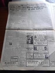 Cumhuriyet Gazetesi - 3 Ekim 1946 - yeni bütçe yazan Nadir Nadi Başmakale - boğazları müdafaası - Amerika'nın Rusya'ya verdiği notada ileri sürdüğü esaslar - Nürnberg mahkemesi kararının akisleri - bütün dünya basını harb suçluları için verilen kararları türlü türlü tefsir ediyor - Göring ölüm hücresinde bir gazeteciye beyanat verdi fotoğraf - Haydarpaşa numune Hastanesi'nin bahçesinde yeni bir verem pavyonunun temeli atıldı fotoğraf - Moskova radyosunun uydurma haberi - Türkiye'de İngiliz üsleri olduğu hakkında Rus iddiaları - Mısır'da kabine buhranı sona erdi - Beynelmilel nakit sandığına Türkiye'de dahil oldu - buğday ve un satışları - yarı şaka yarı ciddi yazan Burhan Felek - İktisat fakültesinin on yıllık faaliyeti yazan profesör Ziyaeddin Fahri Fındıkoğlu - Raşit Rıza Tiyatrosu bu akşam Yeşilköy Park gazinosu'nda - İsmail dümbüllü ve Suzan yakar Büyükada iskele gazinosu'nda - Anadolu turnesine çıkan Sabriye tokses 4 Ekim Adapazarı Saray sinemasında -  kanlı gölge İpek sinemasında
