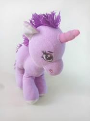 Unicorn Pony Tek Boynuzlu Pembe Peluş At