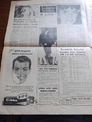 Cumhuriyet Gazetesi - 27 Haziran 1964 - Amerika Birleşmiş Milletler ara bulucusu Sakari S. Tuomioja ile işbirliği yapacak - Amerika Dışişleri bakanlığı müsteşarı George Ball Papandreu Tuomioja İsmet İnönü Ve U Thant'la görüştü - Talat Aydemir ve Fethi Gürcan Bu sabah idam edildi - 1964 Eczacıbaşı ilmi araştırma armağanı - İtalya başbakanı Aldo Moro istifa etti - Doktor Bülent Berkarda Doktor Gönül Akakan ve doçent doktor Orhan Ulutin fotoğraf - aylaklar yazan Melih Cevdet Anday - Azat Buzat yazan İlhan Selçuk - Goldwater Lodge ve Güney Vietnam - yüksek yazan Burhan Felek - perde aralığından yazan Nadir Nadi - Parlamentoda bu hafta - haftanın olayı 20 21 Mayıs sanıkları - Jacqueline Kennedy Ne Alemde - Altay Kulübü Başkanı Rıdvan Burteçin İzmir'e dönüyoruz İsmet İnönü'ye başvuracağız - Şike olayını federasyon tekrar tetkik edecek - Beyoğluspora hükmen mağlup sayılan Galatasaray ligde dördüncülüğe düştü - Gündüz Kılıç 8 temmuz'da İstanbul'da - masa tenisi ve geleceği yazan Rober Rossi