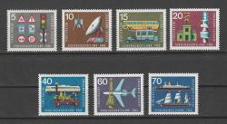 1965 Almanya Uluslararası Trafik Fuarı Tam Seri MNH