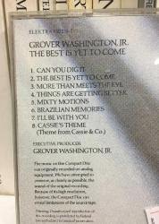 GROVER WASHINGTON. JR. - THE BEST IS YET TO COME