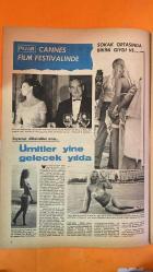 PAZAR AKTÜALİTE, SİNEMA, TİYATRO DERGİSİ - SAYI : 505 28 MAYIS 1966 - LOLİTA - AGNES SPOOK - EDMEE MORAND - ELIZABETH ERCY - LEYLA SAYAR - SEVİNÇ PEKİN - TUGAY TÖKSÜZ - LEYLA TUNCA AKTÜALİTE - SİNEMA - TİYATRO CANNES FİLM FESTİVALİ PHAEDRA - THE SORCERERS - FATHOM - MİLYONERİN KIZI - KILLING İSTANBUL'DA - KILLING UÇAN ADAM'A KARŞI - AYŞECİK CANIM ANNEM - YARIN ÇOK GEÇ OLACAK - ÜÇ SEVGİLİ - ŞALVAR DAVASI - SEVMEK NEYE YARAR - ZEHİRLİ ÇİÇEK - LEKELİ MELEK - TAM İSABET - NEMLİ DUDAKLAR - KUMSALDA ÜÇ KADIN - YAKUT GÖZLÜ KEDİ - ECELİN GELDİ YAVRUM - SON KURBAN - HESAP GÜNÜ - TÜRK KOMANDOLARI - SÖYLEYİN GENÇ KIZLARA - SEVDA - BİTİRİMLER - SABIR TAŞI - ASILACAK ADAM - YILAN YUVASI - KONSUMATRİSLİK - TOKALON PRETTY QUICK - 16 SAYFA