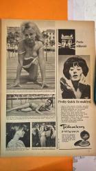 PAZAR AKTÜALİTE, SİNEMA, TİYATRO DERGİSİ - SAYI : 505 28 MAYIS 1966 - LOLİTA - AGNES SPOOK - EDMEE MORAND - ELIZABETH ERCY - LEYLA SAYAR - SEVİNÇ PEKİN - TUGAY TÖKSÜZ - LEYLA TUNCA AKTÜALİTE - SİNEMA - TİYATRO CANNES FİLM FESTİVALİ PHAEDRA - THE SORCERERS - FATHOM - MİLYONERİN KIZI - KILLING İSTANBUL'DA - KILLING UÇAN ADAM'A KARŞI - AYŞECİK CANIM ANNEM - YARIN ÇOK GEÇ OLACAK - ÜÇ SEVGİLİ - ŞALVAR DAVASI - SEVMEK NEYE YARAR - ZEHİRLİ ÇİÇEK - LEKELİ MELEK - TAM İSABET - NEMLİ DUDAKLAR - KUMSALDA ÜÇ KADIN - YAKUT GÖZLÜ KEDİ - ECELİN GELDİ YAVRUM - SON KURBAN - HESAP GÜNÜ - TÜRK KOMANDOLARI - SÖYLEYİN GENÇ KIZLARA - SEVDA - BİTİRİMLER - SABIR TAŞI - ASILACAK ADAM - YILAN YUVASI - KONSUMATRİSLİK - TOKALON PRETTY QUICK - 16 SAYFA