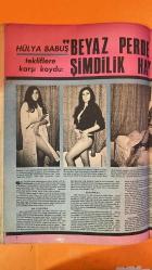 PAZAR AKTÜALİTE, SİNEMA, TİYATRO DERGİSİ - 19 MART 1966 SAYI : 495 - IZZET GÜNAY - FATMA GİRİK - TÜRKAN ŞORAY - HÜLYA KOÇYİĞİT - TULİN ELGİN - MEHMET TANERİ - SELİM ÖZER - SELÇUK URAL - LEYLA SAYAR - MEMDUH ÜN - VAHİ ÖZ - MUALLA SÜRER - ÖZTÜRK SERENGİL - GÖNÜL YAZAR - SALİH GÜNEY AKTÜALİTE - SİNEMA - TİYATRO CUMARTESİ SENİN PAZAR BENİM - YOSMA - TAŞ BEBEK - BOŞ BEŞİK - KADER YOLCULARI - DERT BENDE - OYUN BİTTİ - FERYAT - CENNET MAHALLESİ - GÜLŞAH KÜÇÜK ANNE - EVİCİLİK OYUNU - NAZLI İLE EMİR - SAPIK KADIN - SON GÜN SON GECE - SÖZDE KIZLAR - KIZLAR SINIFI YARIŞIYOR - CIRE ASEPTINE - 16 SAYFA