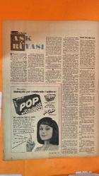 PAZAR AKTÜALİTE, SİNEMA, TİYATRO DERGİSİ - 18 ARALIK 1965 SAYI:482 AYHAN IŞIK - YILMAZ GÜNEY - SELMA GÜNERİ - NEBAHAT ÇEHRE - AJDA PEKKAN - GÖNÜL YAZAR - AYTEN KAÇMAZ - AYLA ALGAN - YILDIZ KENTER - LALE BELKIS - ÖZCAN TEKGÜL - SEMRA YILDIZ - RUHSAR ÇINAR - ERKAN YOLAÇ - SUNAY USLU - NURAY USLU AKTÜALİTE - SİNEMA - TİYATRO - DANSÖZ - STRİPTİZ - KARA LİSTE - BEYRUT - AMMAN - VENÜS PAVYONU - BUTİK MUALLA - PERDENİN MANKEN KADINLARI - YENİ DÖVİZ KAYNAĞI SEKS - SUAT - SEMİH - NAZLI - VEDAT - AYŞE - MARI AŞK RÜYASI - BÜYÜK ADA - MAÇKA - BEYOĞLU - POP DETERJAN - PAZAR ROMANI - KOKTEYL ELBİSESİ - MÜCEVHER KUTUSU - BALAYI - ZÜMRÜT GÜZELLİĞİ - DEDİKODU SÜTUNLARI - 16 SAYFA