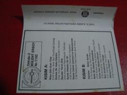 BÜLENT ERSOY ORKİDE 2 TÜRKÜOLA KASET KAĞIT BASKI