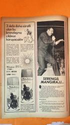 PAZAR AKTÜALİTE, SİNEMA, TİYATRO DERGİSİ - SAYI : 509 25 HAZİRAN 1966 - NEVIN NURAY - ATILLA ERGÜN - ÖZTÜRK SERENGIL - TUNCA AKSOY - MEFTUN OLGAÇ - ŞEPKE - TIK TAK TIKI TIKI TAK - TOKALON SOL - SUPER SOL - SOL MOUSSE - HELIODERMOL - MAURICE CHEVALIER JANRINDA SAHNE KOMIKLIĞI - YENIDEN DOĞUŞ - SERENGIL MANGIRAJJ - SEVGILI KELLER - NEVIN NURAY GELIRSE AŞKA - BAŞLANGIÇTA ÇAPKIN GÜLÜŞ - EVLILIĞI DÜŞÜNMÜYORDU AMA - HEP AYNI TERANE - CEYDA SADIKOĞLU - SALIH GÜNEY - GENÇ KIZIN BIR DE MERCEDES'I OLURSA - YENI AŞK - PAZAR SALIH GÜNEY'I YAKALADI - TELEOBJEKTIFLE TESPIT EDILEN AŞK - YEŞILÇAM SOSYETESI - GÜZEL BIR HAZIRAN SABAHI - 16 SAYFA