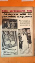 PAZAR AKTÜALİTE, SİNEMA, TİYATRO DERGİSİ - SAYI : 519 3 EYLÜL 1966 - SELMA GÜNERİ - YUSUF S - GÖNÜL YAZAR - İZZET GÜNAY - DUYGU SAĞIROĞLU - SUZANNE FERRANTI - CAHİT IRGAT - TUNCEL KURTİZ - CENGİZ TACER - BİLGE SAĞIROĞLU - ENVER ADAKAN - METİN ERKSAN - ERTEM EĞİLMEZ - KANLI MEZAR - ÖLMEYEN AŞK - GERDEK ÖNCESİ - SON FİLMİNDE GÖNÜL İZZET'LE SEVİŞİYOR - DARGINLIK BU ARADA SONA ERDİ - İŞTE BÖYLE OLACAK - NAMUS KANLA YAZILIR - ENVER ADAKAN - METİN ERKSAN - ERTEM EĞİLMEZ - HÜLYA KOÇYİĞİT - NILÜFER KOÇYİĞİT - KARTAL TİBET - MELEK KOÇYİĞİT - ÖLMEYEN AŞK - YAĞMUR ALTINDA - İLK BAŞ ROL  - 16 SAYFA