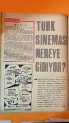PAZAR AKTÜALİTE, SİNEMA, TİYATRO DERGİSİ - SAYI : 522 24 EYLÜL 1966 - TURGUT ÖZATAY - PERVİN PAR - SUAT YALAZ - NEJAT SAYDAM - LÜTFİ Ö. AKAD - TÜRK ALAZ - SÜREYYA DURU - ORHAN ELMAS - SAMSUN SİGARASI - KARAOĞLAN - ALTAYDAN GELEN YİĞİT - CAMOKA'NIN İNTİKAMI - ALLAHAISMARLADIK - KOLSUZ KAHRAMAN - KİN - BUZLAR ÇÖZÜLMEDEN - KÜÇÜK HANIMEFENDİ - KALPAKHLAR - SON SAADET - ESKİ ŞÖHRETLER - YEŞİLÇAM BU - GEMİ BATIYOR CAN YELEĞİ YOK - SANAT DEĞİL ENDÜSTRİ - TÜRK SİNEMASININ AYNASIDIR - TÜRK SİNEMASI NEREYE GİDİYOR - SÜREYYA DURU - ORHAN ELMAS - SELDA ALKOR - ESEN PÜSKÜLLÜ - NİLÜFER AYDAN - LEYLA SAYAR - BELGİN DORUK - SEVDA FERDAĞ - KENAN PARS - SUZAN AVES - GÜREL ÜNLÜSOY - BEYAZ MENDİL - GELİNİN MURADI - BİR ŞOFÖRÜN GİZLİ DEFTERİ - SEVGİM VE GURURUM - DİŞİ ÖRÜMCEK - MALKOÇOĞLU - YAŞAMAK HARAM OLDU - DUVARLARIN ÖTESİ - KANIT FİRAR - ALTI ŞEHİR - ÜÇ KIZIN HİKAYESİ - İKİMİZE BİR DÜNYA - KATİLLER DE AĞLAR - T.C. DAMGASI GEREK - KEŞKE 250 DEĞİL 500 OLSA - TÜRK SİNEMASI NEREYE GİDİYOR  - 16 SAYFA