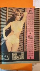 PAZAR AKTÜALİTE, SİNEMA, TİYATRO DERGİSİ - SAYI : 528 5 KASIM 1966 - Cüneyt Arkın-Nilüfer Koçyiğit-Gülsüm Kamu-TÜLAY ERDENİZ – FERHAN TANSELİ – NACİ TANSELİ – MUALLA KAYNAK – DICLEHAN BABAN – SALİHA TEKNECİ – GÖNÜL BEYHAN – GÜLDEREN ECE – SEMRA ECE – TÜLİN ELGİN – LEYLA SAYAR – KENDİ KENDİNİ HARCIYANLAR – KARAGÖZ’ÜN MACERALARI – ATEŞ BACAYI SARDI – PAPATYA – 39 MUSTAFA – VE ALLAH GENÇLERİ YARATTI – KARANLIKTA UYANANLAR – HİZİT YAŞAYANLAR – EZRAİLİN HABERCİSİ – KÜÇÜK KAHRAMAN – ÖLÜM PAZARI – ON KORKUSUZ KADIN – FİLİNTA KOVBOY – KIZLAR PANSİYONU – İKİMİZE BİR DÜNYA – ASKER ANASI – TOKALON PRETTY QUICK – HORIZON 1966 ART FOTOGRAFI – UNUTTUKLARINIZ – DÜN VE BUGÜN – PARİS SÜKSESİ - 16 SAYFA