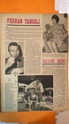 PAZAR AKTÜALİTE, SİNEMA, TİYATRO DERGİSİ - SAYI : 528 5 KASIM 1966 - Cüneyt Arkın-Nilüfer Koçyiğit-Gülsüm Kamu-TÜLAY ERDENİZ – FERHAN TANSELİ – NACİ TANSELİ – MUALLA KAYNAK – DICLEHAN BABAN – SALİHA TEKNECİ – GÖNÜL BEYHAN – GÜLDEREN ECE – SEMRA ECE – TÜLİN ELGİN – LEYLA SAYAR – KENDİ KENDİNİ HARCIYANLAR – KARAGÖZ’ÜN MACERALARI – ATEŞ BACAYI SARDI – PAPATYA – 39 MUSTAFA – VE ALLAH GENÇLERİ YARATTI – KARANLIKTA UYANANLAR – HİZİT YAŞAYANLAR – EZRAİLİN HABERCİSİ – KÜÇÜK KAHRAMAN – ÖLÜM PAZARI – ON KORKUSUZ KADIN – FİLİNTA KOVBOY – KIZLAR PANSİYONU – İKİMİZE BİR DÜNYA – ASKER ANASI – TOKALON PRETTY QUICK – HORIZON 1966 ART FOTOGRAFI – UNUTTUKLARINIZ – DÜN VE BUGÜN – PARİS SÜKSESİ - 16 SAYFA