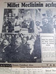 Cumhuriyet Gazetesi - 6 Ağustos 1946 - Sekizinci Büyük Millet Meclisinin vazifeleri yazan Nadir Nadi Başmakale - meclis açıldı İsmet İnönü 450 oy dan 388 i ile tekrar Cumhurbaşkanı seçildi - meclisin dünkü içtimai 6 saatten fazla sürdü - Meclisin İlk İçtimaı toplantıda demokratların aldıkları yer ve İsmet İnönü yemin ederken fotoğraf - istifa eden Başbakan Şükrü Saraçoğlu ve yeni başbakan Recep Peker dün meclise gelirlerken fotoğraf - Recep Peker kabinesini kurmaya çalışıyor - Cumhurbaşkanı seçiminde Demokrat Parti'nin adayı Mareşal Fevzi Çakmak 59 rey aldı  - Mareşal Fevzi Çakmak ve Celal Bayar dün meclise gelirlerken fotoğraf - mazbatalarının reddi istenen milletvekilleri - İsmail dümbüllü ve Suzan yakar Suadiye Çınardibinde - Rosita Serrano Taksim belediye gazinosunda - milli kalkınma partisinin savcılığa müracaatı - beyrut'ta İngiliz ve Amerikan konsoloslarına bombalar atıldı - Montrö mukavelesi ve İngiltere - Basra'ya gönderilen İngiliz askerleri -  Amcabeye göre Çizen Cemal Nadir